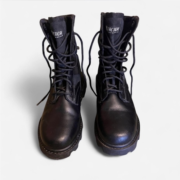 Black Tactical Performance Mens Combat Boots Size 11 - Picture 3 of 8